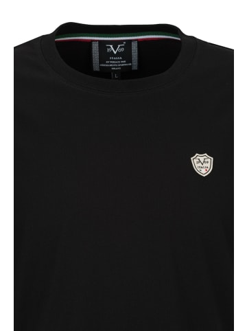 19V69 Italia by Versace T-Shirt Injection in schwarz