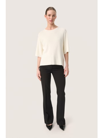 Soaked in Luxury Strickpullover SLIndianna Baggy fit in Whisper White