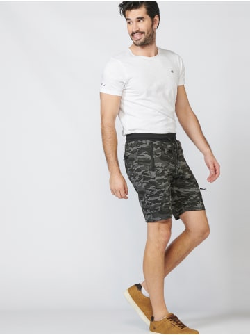 KOROSHI JOGGER INTERLOCK PRINT SHORTS in CAMUFLAJE / KAMOUFLAGE