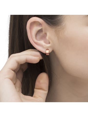 Steel_Art Ohrstecker Creole M rose goldfarben in rosegoldfarben