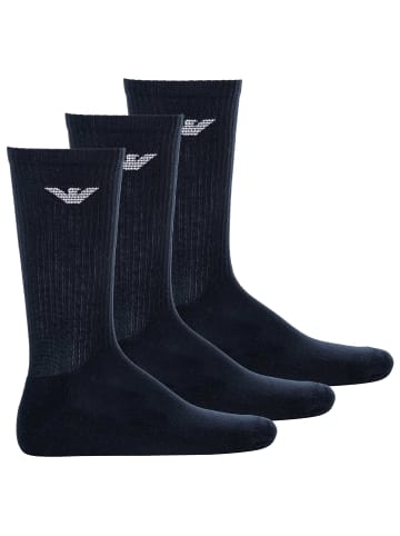 Emporio Armani Socken 3er Pack in Blau