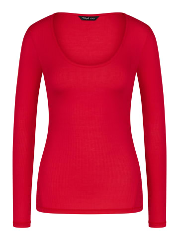 Triumph Longsleeve Beauty Layers Top Scoop Neck in SHANGHAI RED