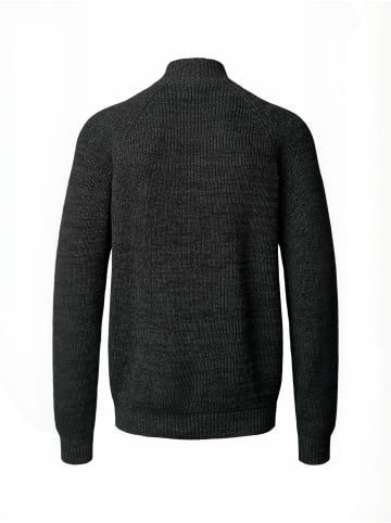 MCS Strickjacke MCKace in Dark Grey Melange
