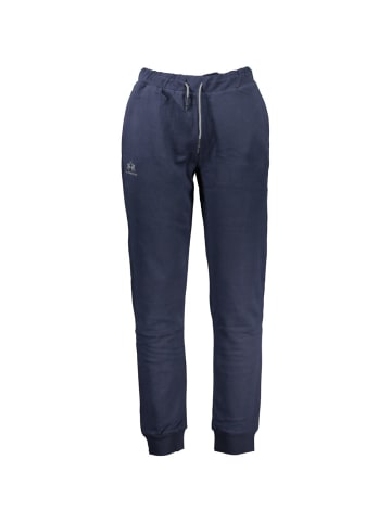 La Martina Blaue Baumwoll-Jogginghose