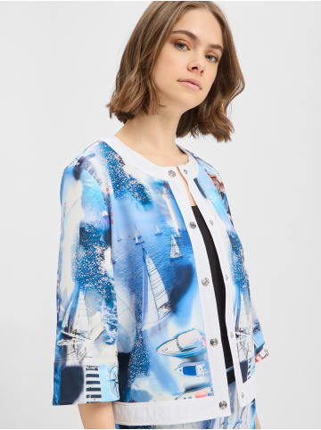 MARC CAIN SPORTS  Jacke in blau weiß - 0001