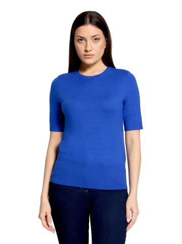 Betty Barclay Basic-Pullover kurzarm in Adria Blue