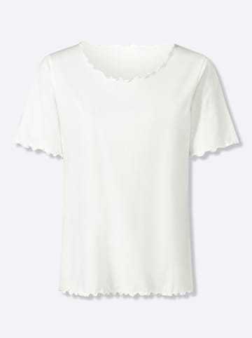 Sieh an! Kurzarm-Shirt in ecru