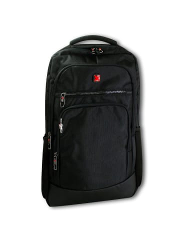 Travel n meet Businessrucksack, Freizeitrucksack Travel N Meet Rucksack schwarz ca. 29cm