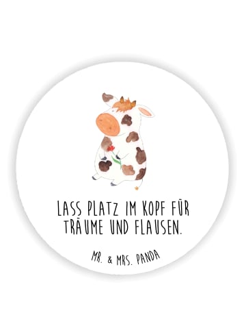 Mr. & Mrs. Panda magnet Kuh mit Spruch in Weiß