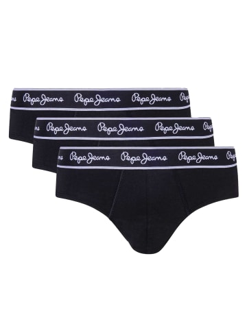 Pepe Jeans Slip 3er Pack in Schwarz