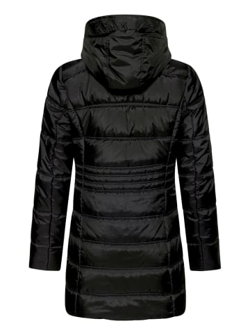 Outdoorjacke mit abnehmbarer Kapuze in Schwarz