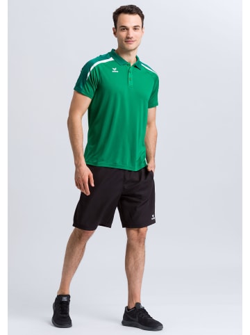 erima Liga 2.0 Poloshirt in smaragd/vergreen/weiss