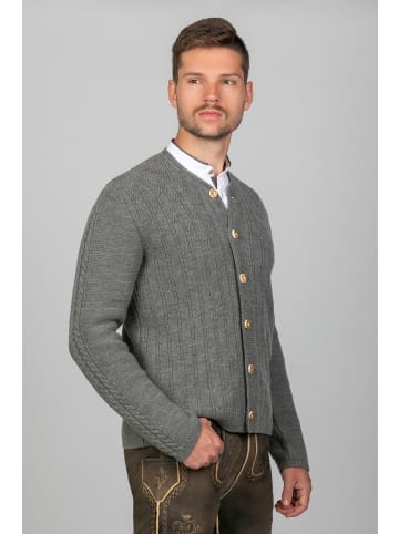 Edelnice Trachten Strickjacke Leo Rauchgrau in grau