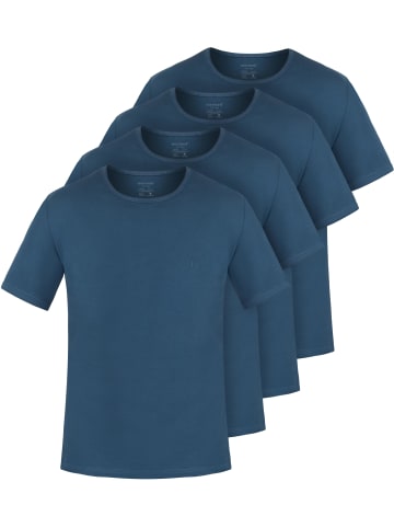 normani 4er Set Herren T-Shirts aus Bio-Baumwolle Nyons in Marine