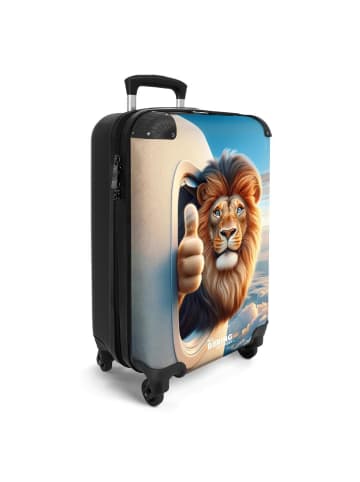 NoBoringSuitCases Suitcase, Handgepäck, Koffer, Reisekoffer Löwe