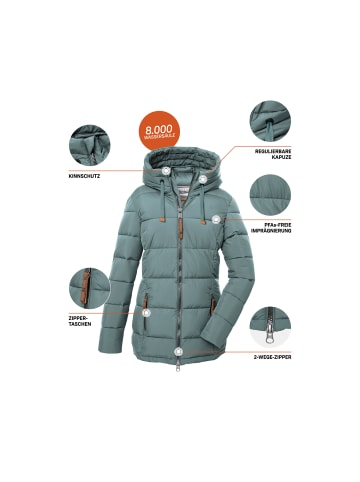 G.I.G.A. DX by KILLTEC Steppjacke GW 12 in Grün2019