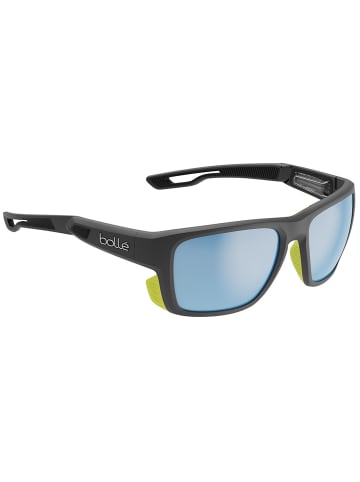 Bollé Sportbrille AIRDRIFT in black matte acid - sky blue polarized