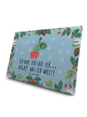 Mr. & Mrs. Panda Advents-Teekalender Kaktus Mama mit Spruch in Eisblau