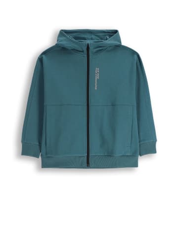 Coccodrillo Gefütterte Kapuzenjacke mit Reißverschluss in blau