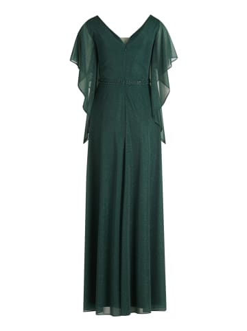 Vera Mont Abendkleid im Glitzer-Look in Green/Grey