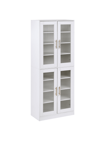 Beliani 4-tlg Schuhschrank GRIFFITH in Weiß
