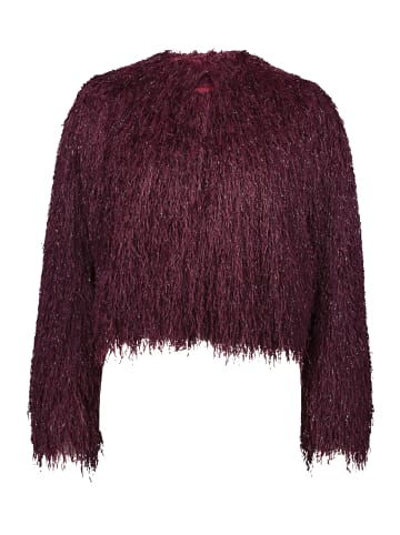 Vera Mont Bomberjacke mit Lurexfaden in Deep Dahlia