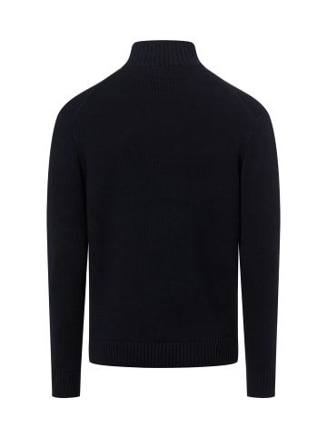 Nils Sundström Strickpullover in marine - 0001