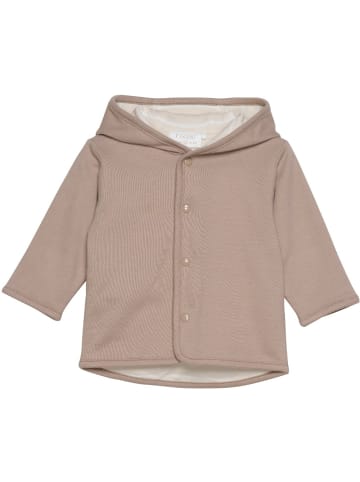 Fixoni Kinder Strickjacke / Cardigan "Reversible Cardigan" in Braun