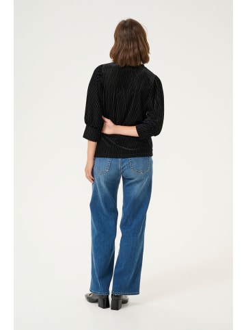 Kaffe Langarm-Bluse KAcaca in Black Deep CC.