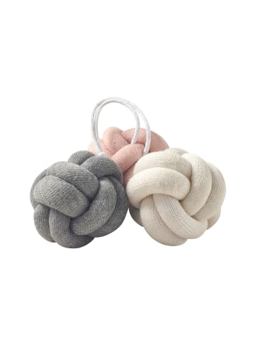 nordic coast company  Baby Gym Knoten Rosa | Grau | Natur - 3er Set