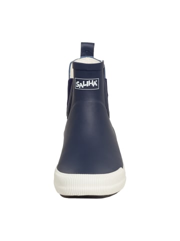 Bockstiegel Gummistiefel Momo in dunkelblau/weiß