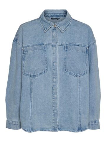 Vero Moda Jeansbluse in Light Blue Denim