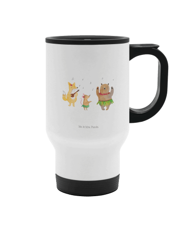Mr. & Mrs. Panda Kaffeebecher To Go Waldtiere Aloha ohne Spruch in Weiß