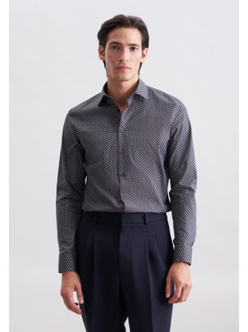 Seidensticker Business Hemd Shaped in Braun