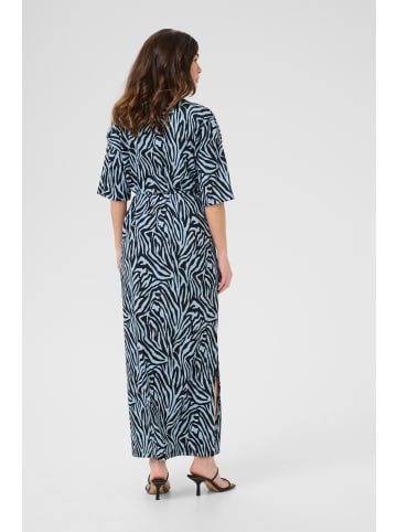 Kaffe Jerseykleid KAivanna Loose fit in Blue / Black graphic