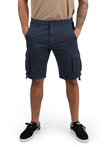 !SOLID Cargoshorts SDVizela 21102395ME kurze Hose mit Used Look Effekt in Blau
