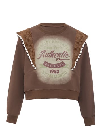 Homebase Damen Sweatshirt in Coffee