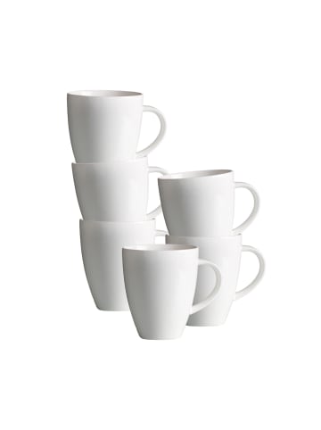 Ritzenhoff & Breker 6er Set Henkelbecher Melodie 300 ml in weiß