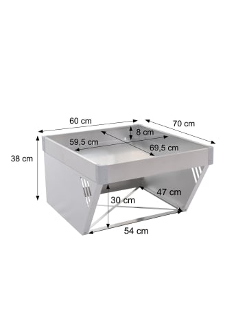 MCW Mähroboter-Garage mit Pflanzkasten P41, Grün