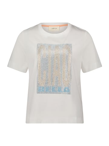 CARTOON Printshirt mit Rundhalsausschnitt in Patch Cream/Pink