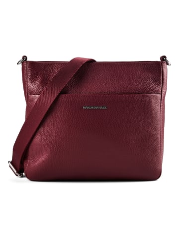 Mandarina Duck Mellow Umhängetasche Leder 27 cm in grape