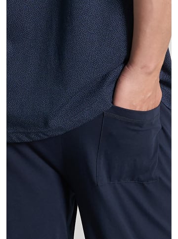CECEBA Pyjama in blau-dunkel-Minimal