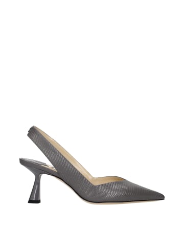 Jimmy Choo Grau Leder High Absatz Pumps