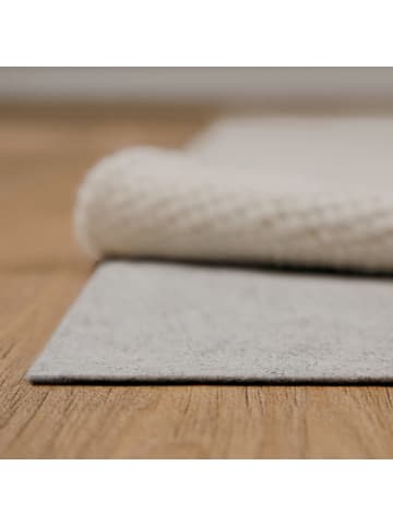Teppich "RugPad Basic" in Hellgrau/Creme