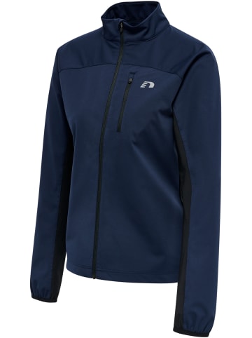 Newline Reißverschluss Jacke Reflektierend Logo Women Core Damen in BLACK IRIS