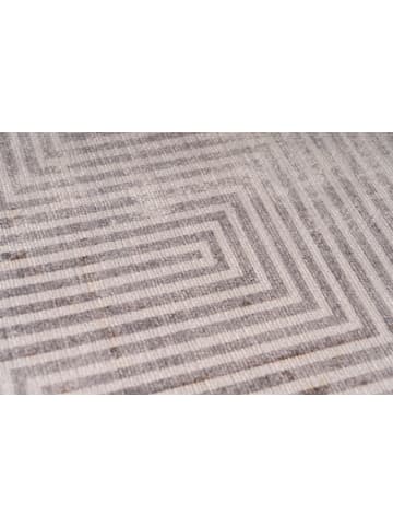 Kayoom Wohnzimmer Teppich – Kurzflorteppich Maya 625 in grau - rechteckig