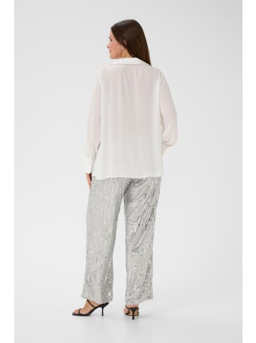 KAFFE curve Langarm - Hemd KCgina Regular fit in Chalk