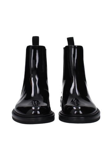 Dolce & Gabbana Schwarz Leder Knöchel Stiefel