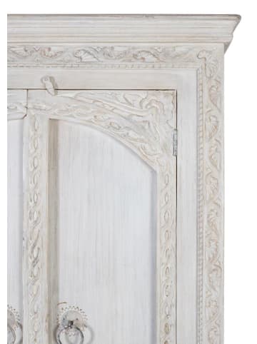 Giner y Colomer Handgefertigter 2-türiger Kleiderschrank aus Mangoholz in White