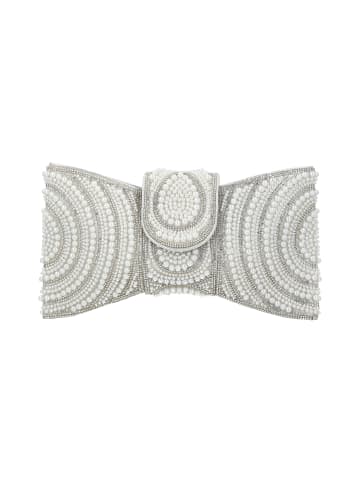 faina Women Clutch in Silver